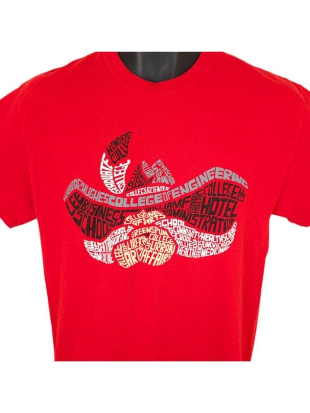 UNLV Rebels T Shirt Mens Size Medium Red NCAA University Las Vegas